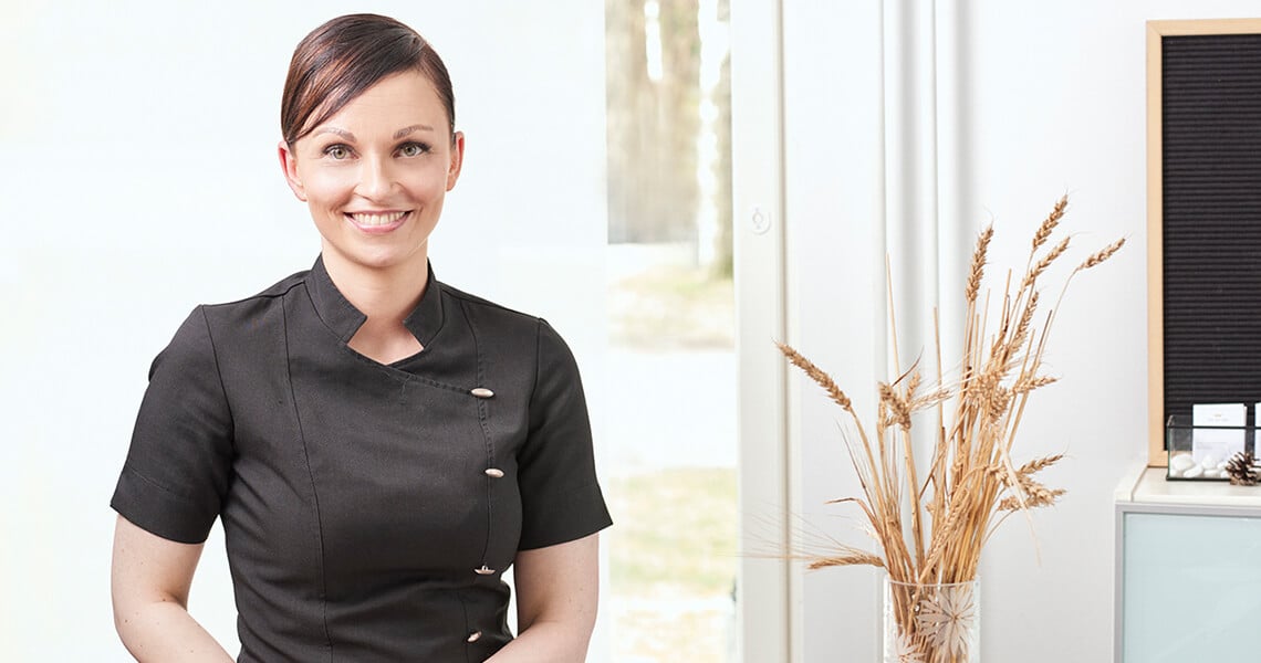 Ihonhoidon ammattilainen Maria Rantanen